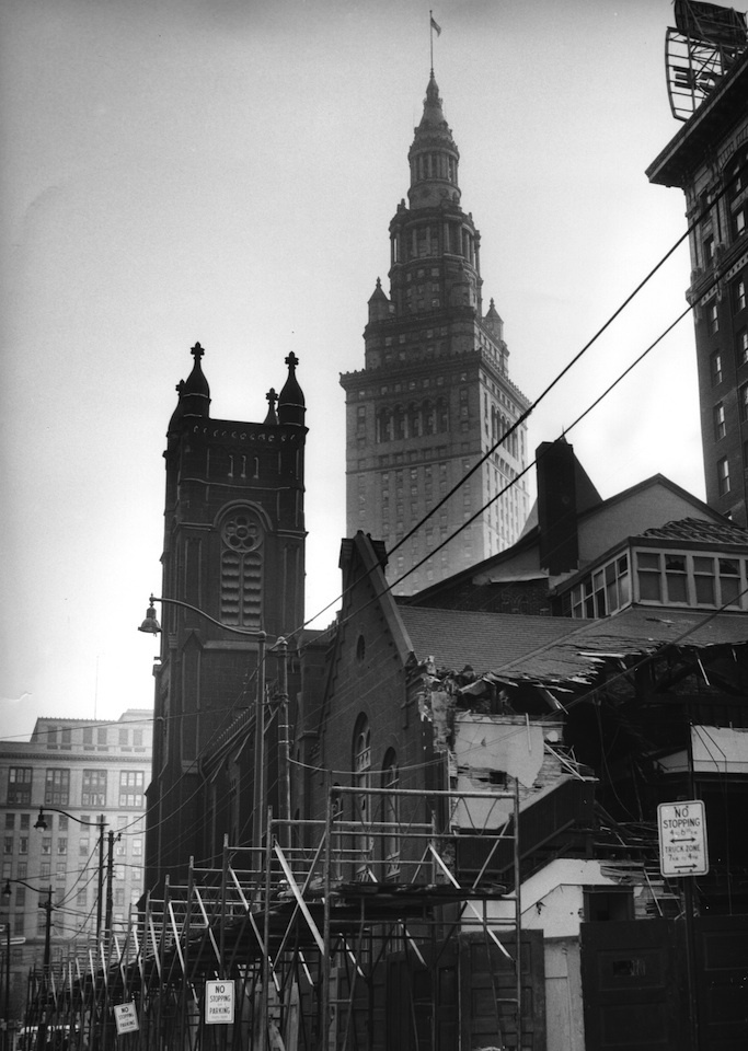 Demolition of Parish House, 1961