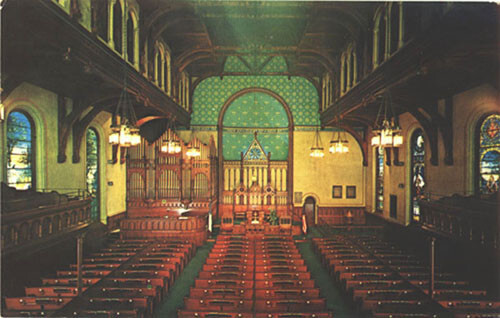 Old Stone Church, Interior
