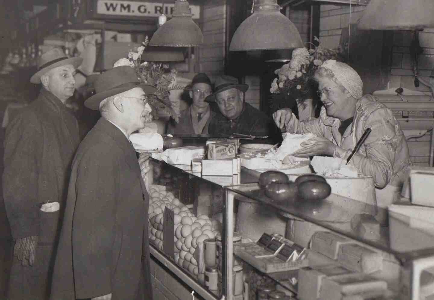 Dairy Stall, 1945
